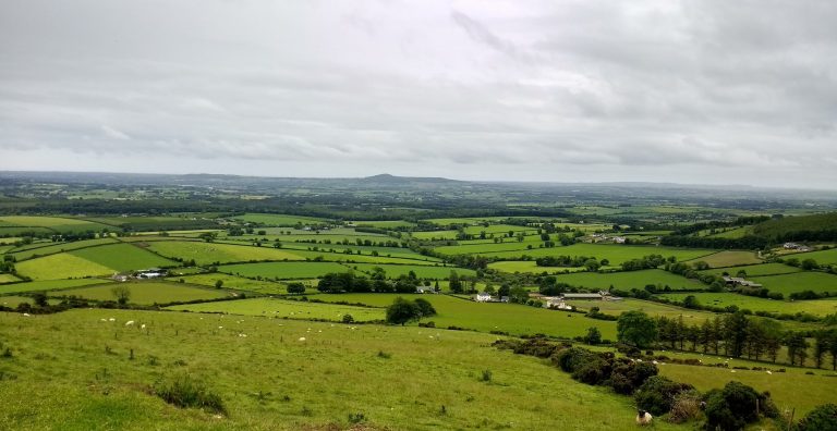Ireland Arial Landscape