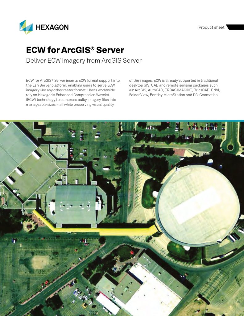 ECW ARCGIS Product Sheet