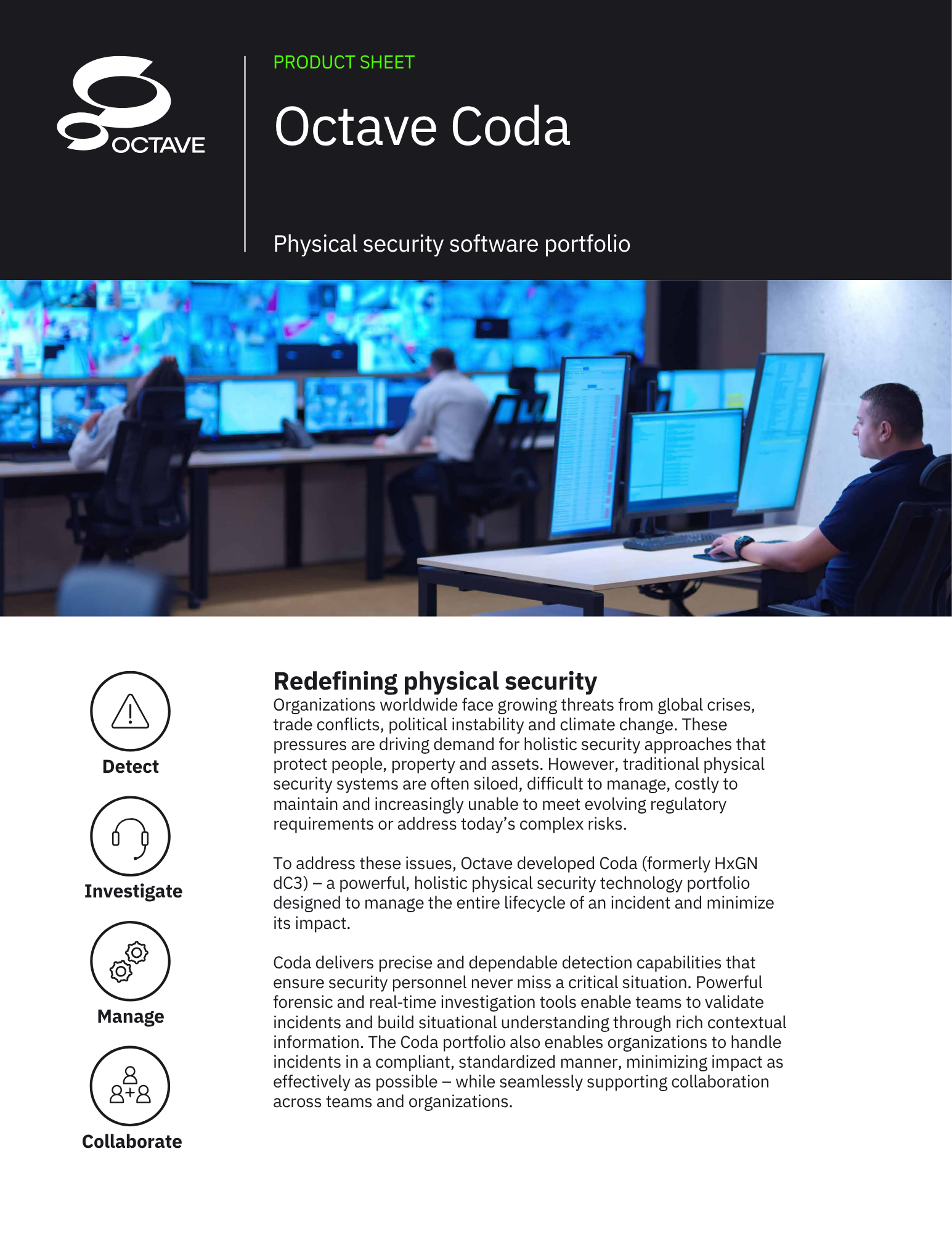 Octave Coda Product Sheet