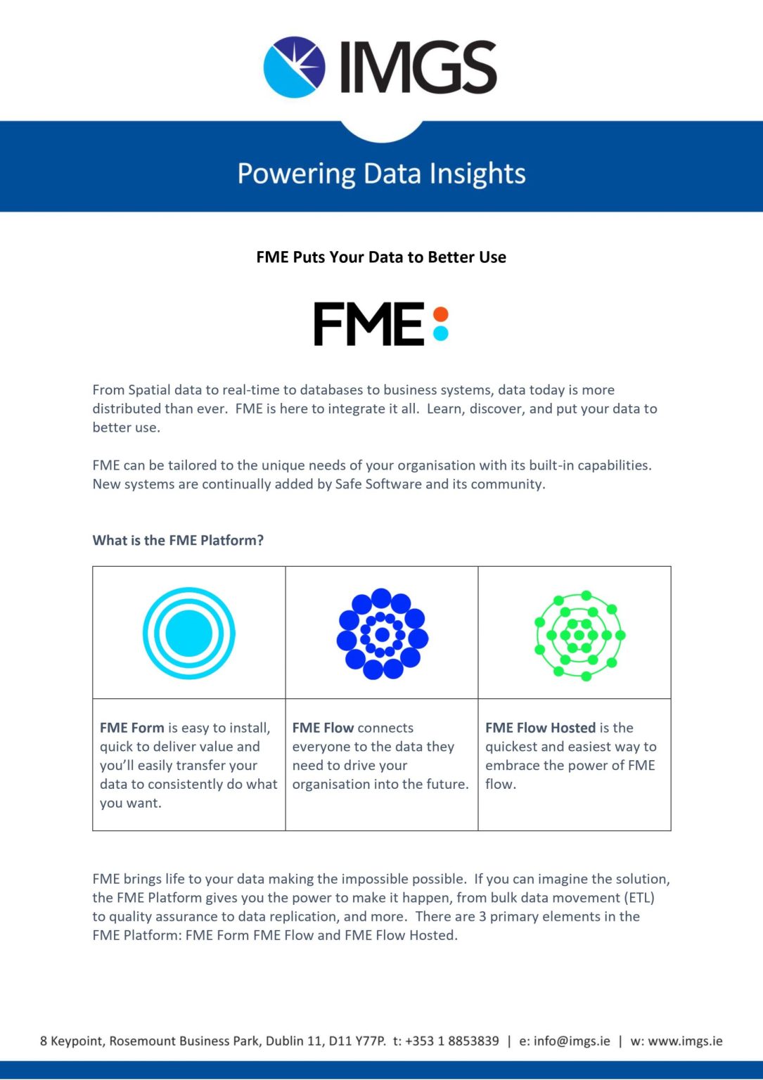 FME Brochure Cover Page